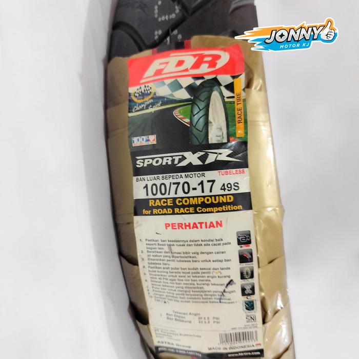 Ban FDR 100 70 17 Sport XR Racing Soft Compound