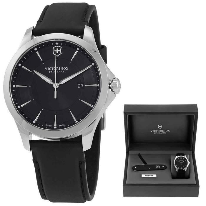 jam tangan Victorinox Alliance Men's Watch and Pen Knife Box Set 241904.1
