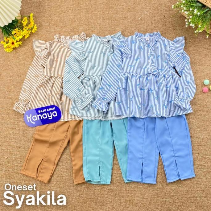 1-5TH SETELAN ANAK SYAKILA ONE SET ANAK PEREMPUAN