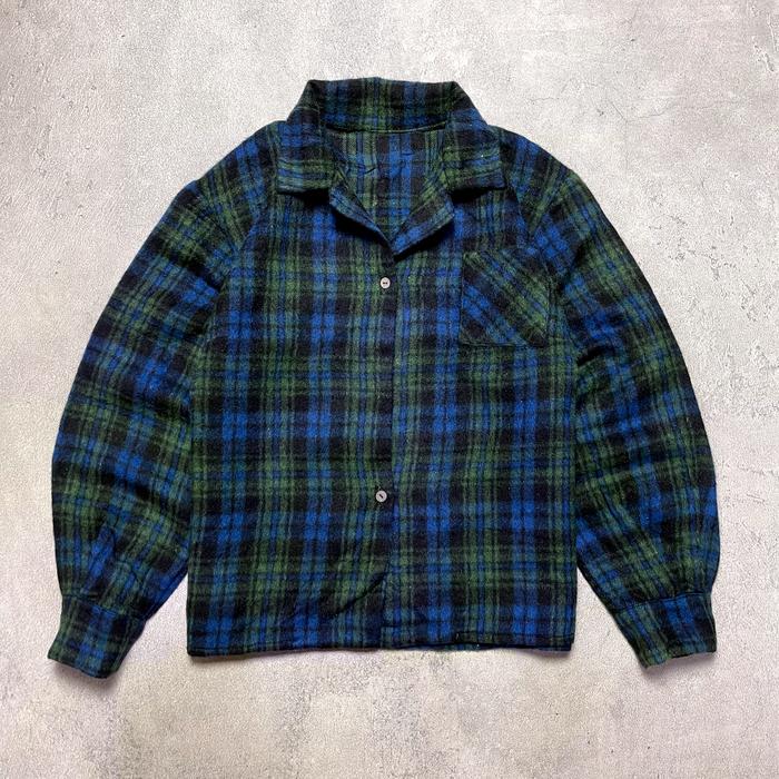 Kemeja Flanel Wool Wanita Size M Second
