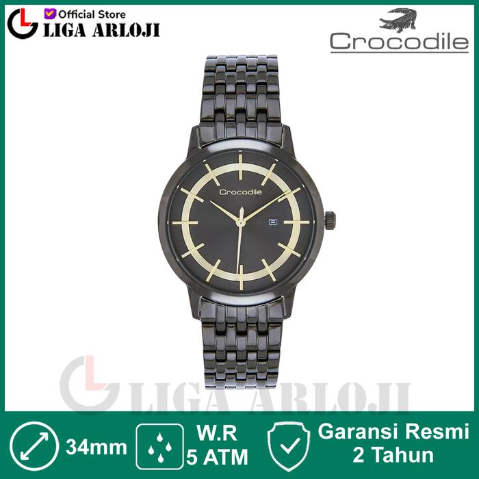 Crocodile CF-026G11E Jam Tangan Wanita Analog Original CF026 CF026G11E