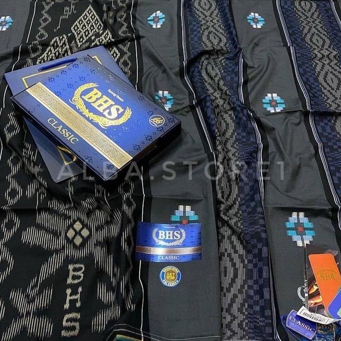 TERLARIS PROMO EDISI RAMADHAN (MOTIF BARU) Sarung BHS Classic Kawung Dobby Gold/SKT DAM/KDP | BHS In