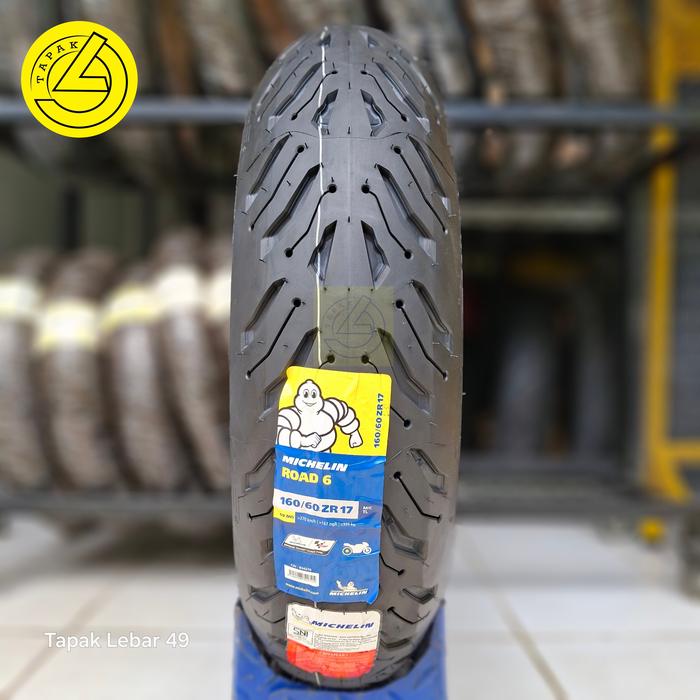 Ban Import MICHELIN Road 6 160/60-17 Rim 17 Ban Motor Sport Touring Official MotoGP Rear Tubeless Ra