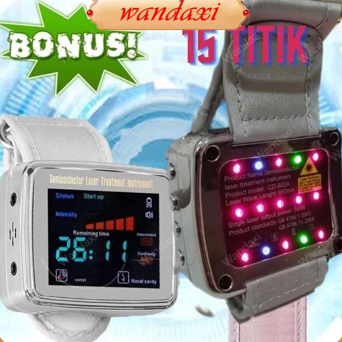 Jam Tangan Perawatan jam laser kesehatan Laser Jam Tangan Perawatan Laser 15 Titik Jam Tangan Perawa