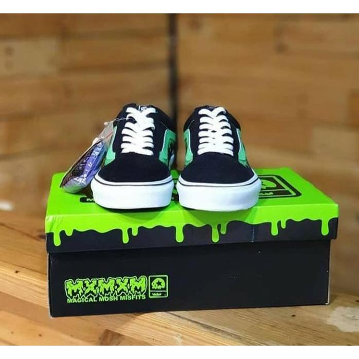 [ BEST ] Sepatu VANS103 wanita Pria motif Lumer sekolah sepatu hitam putih autentic clasik sepatu ke