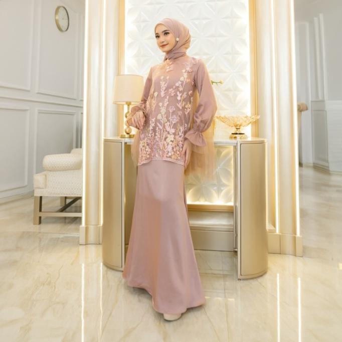 LYF OFFICIAL - NAMY DRESS - A LINE - GAUN - PANJANG - RESEPSI LAMARAN PREWED LEBARAN BUKBER - WANITA