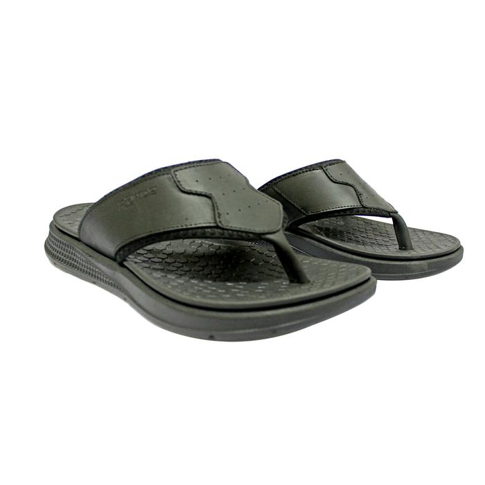Rohde Men 7004 Sandal Pria Warna Hitam Original Kulit Asli