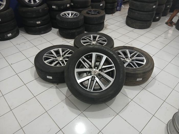 JUAL VELG STD FORTUNER VRZ R18 X7,5 6X139,7 ET30 G/P PAS BUAT MOBIL FOTRUNER PAJERO TRITON HUMMER PR