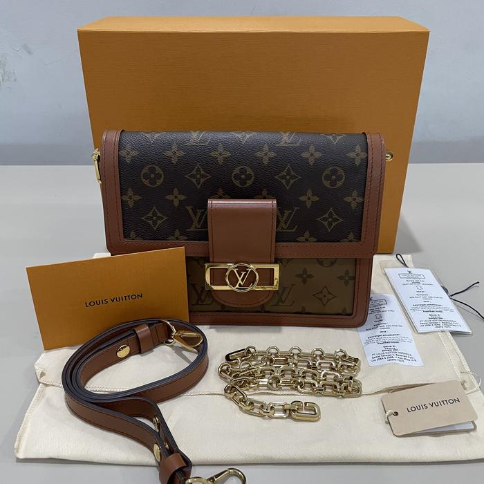 LV Dauphine MM Monogram Reverse 2024