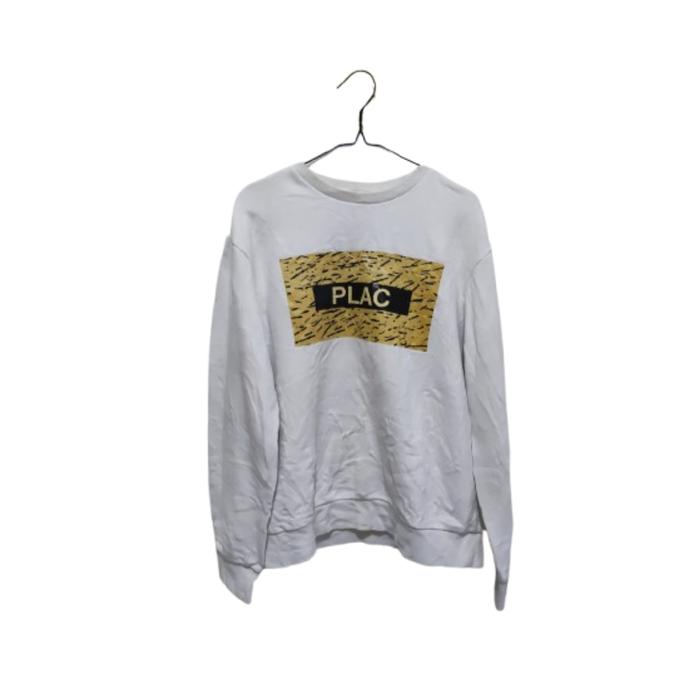 CREWNECK PLAC PUTIH - CREWNECK SECOND/BEKAS