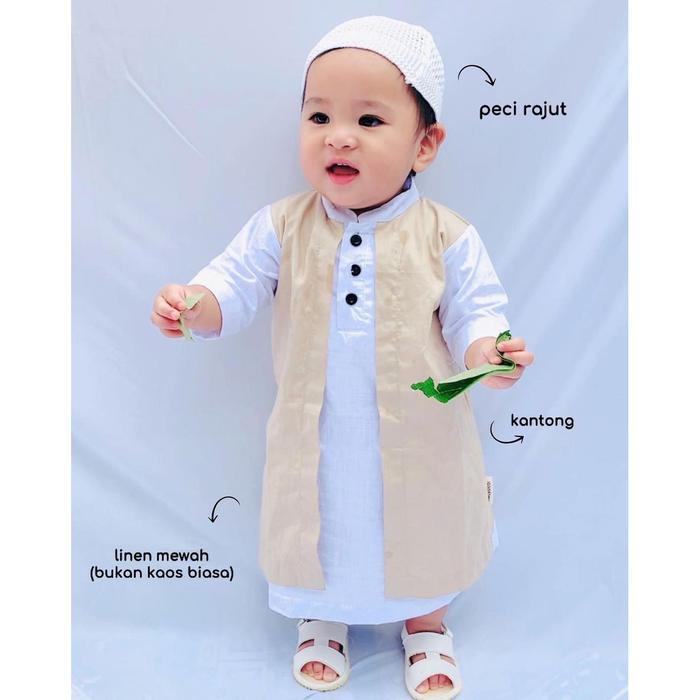 NEW KOKO JUBAH Baju Pakaian Anak Muslim Laki Lucu Murah Babee Baby Shop pakistan fahri black panther