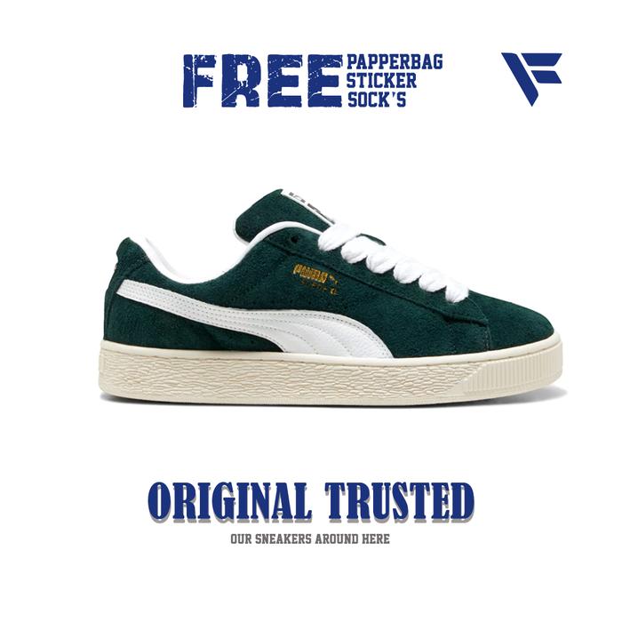 Sneaker Puma Suede Xl Green White Original