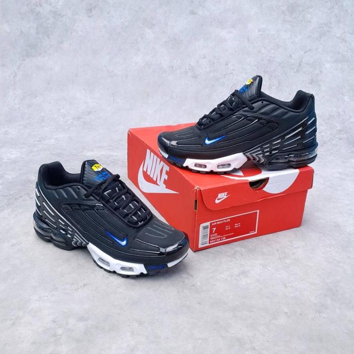 Sepatu Nike Air Max Plus 3 Royal Silver Black