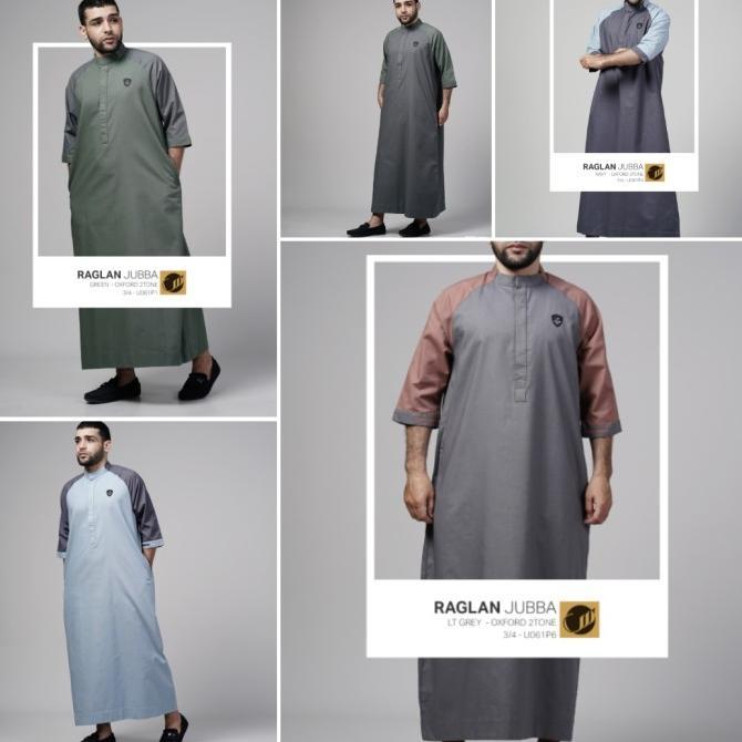 Jubah Samase | Gamis Pria Samase | Jubah Raglan Lengan 3/4
