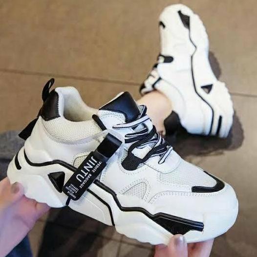 [ BEST ] Sepatu Sneakers Wanita Jintu/Terbaru/Termurah/sepatu wanita sepatu murah sepatu jintu sepat