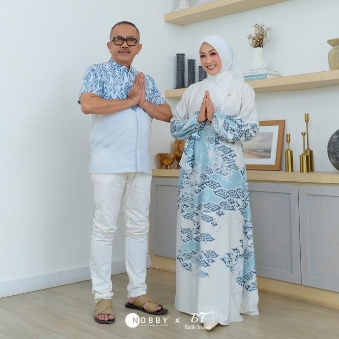 Batik Trusmi X Nobby - Arunika Dress Gamis Koleksi Lebaran