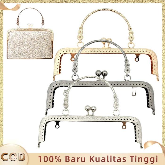 Behel Tas Rajut 20 Cm Frame Behel Tas Rajut Tas Rajut Frame Gagang Behel Tas