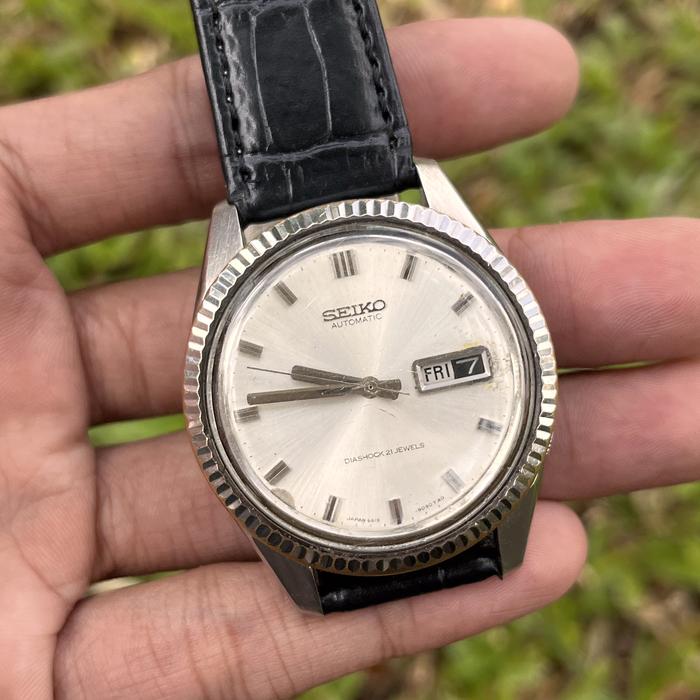 Jam tangan vintage seiko 5 Sportmatic president automatic japan jadul kuno antik pria fashion