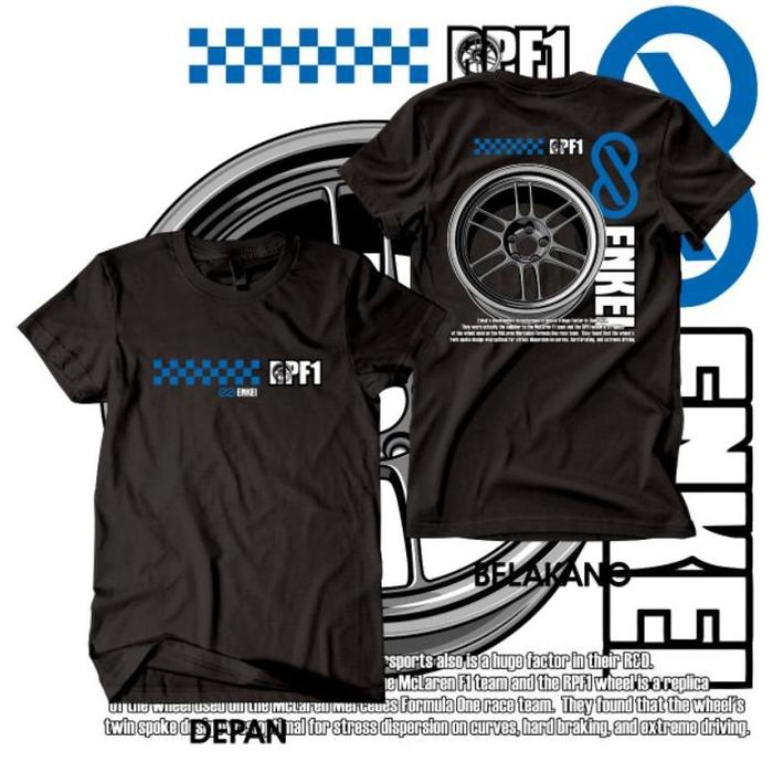 Kaos RPF1 Enkei RPF1 Kaos Velg RPF1 Kaos Mobil kaos otomotif