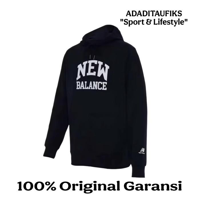 NB Varsity Logo Hoodie Black Original