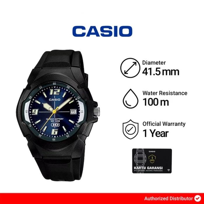 CASIO MW-600F-2AVDF MW600F-2AVDF JAM TANGAN ANALOG ORIGINAL TAHAN AIR