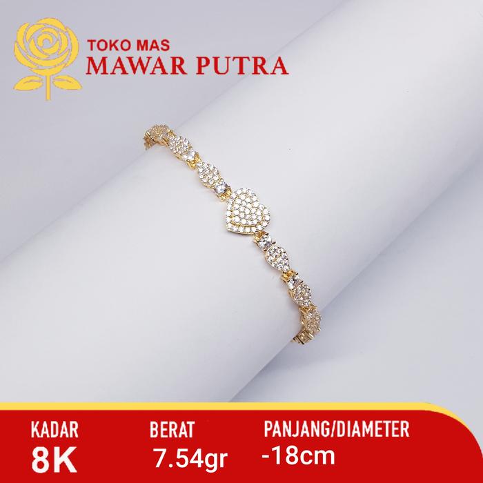 Gelang Rantai tangan Kasandra gold 8K UBS