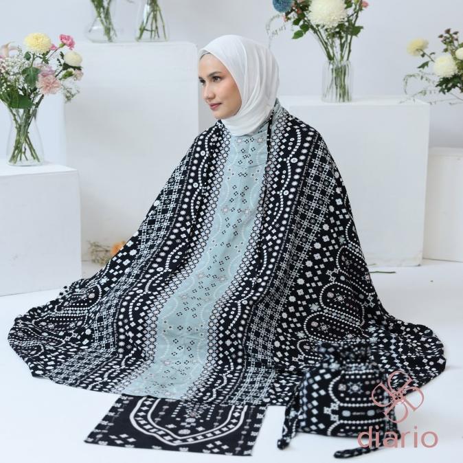 Diario X Dwihanda - Mukena Sejiwa Prayer Set 2In1 Free Sejadah Travel #Gratisongkir