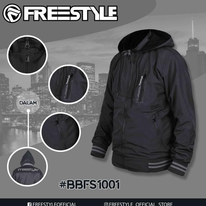 Jaket Parasut Pria Waterproof Windproof Jaket Jumbo Big Size Freestyle #Gratisongkir