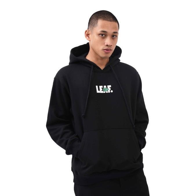 Leaf Og Logo Classic Black Hoodie #Gratisongkir
