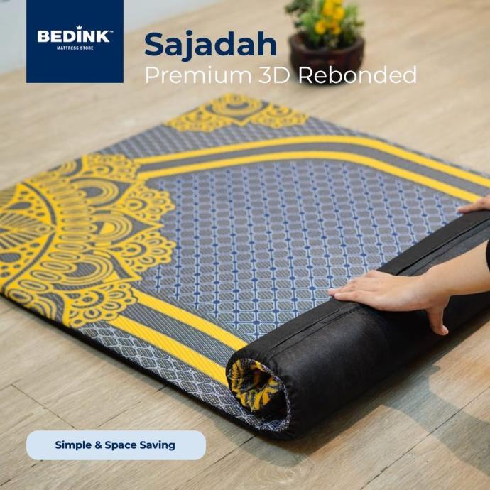 Bedink Sajadah Premium 3D Rebonded Uk 120 X 75 Cm #Gratisongkir