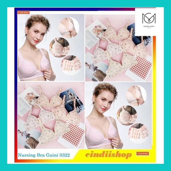 mlk_ bra guini 0322 menyusui busa tanpa kawat nursing bra bh wanita bumil maternity busui