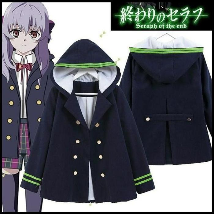 New Shinoa Hiragi Jacket Owari No Seraph Jaket Cosplay Anime Terlaris