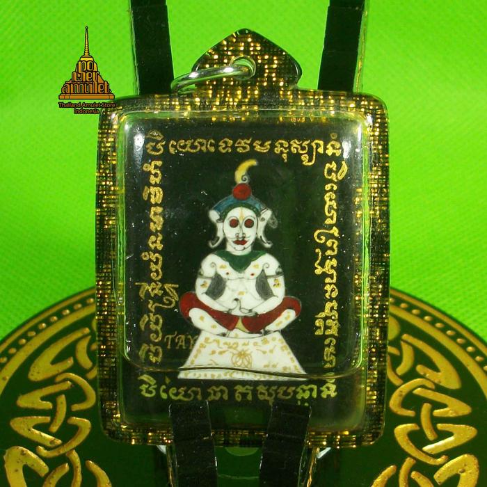 Pendant Thailand Spirit King Phra Ngan Blessing Master Ajahn Tay Charangsi