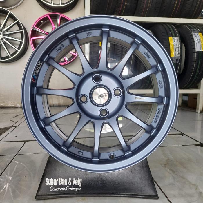 SSR TYPE F R15X6.5 PCD4X100 ET38 MATTE NAVY BLUE YARIS/AGYA/BRIO/CALYA DLL
