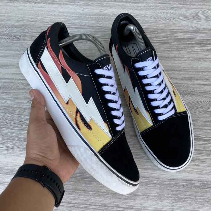 Revenge x Storm Flame Black Men Shoes