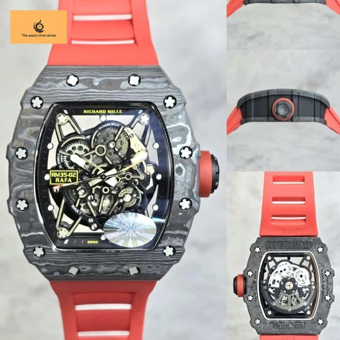 jam tangan pria terbaru  Mille RM 35-02 ntpt karbon / mm-44 crystal
