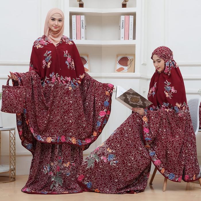 mukena batik encim warna Al fariz
