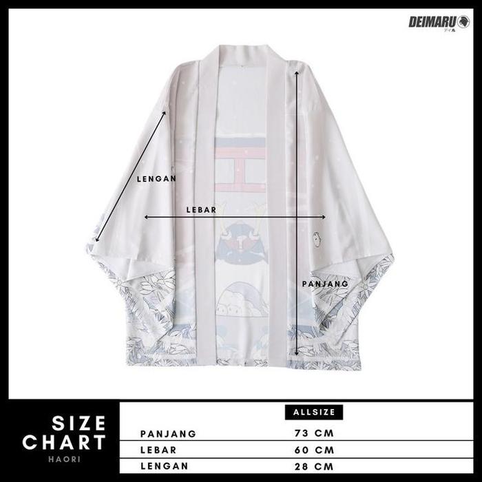 Terbaru Kostum Jepang Outer Kimono Unisex Haori Okami Outer Cardigan Original
