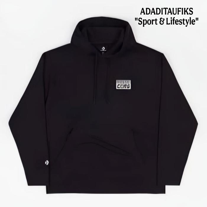 Hoodie Converse Logo Black Original