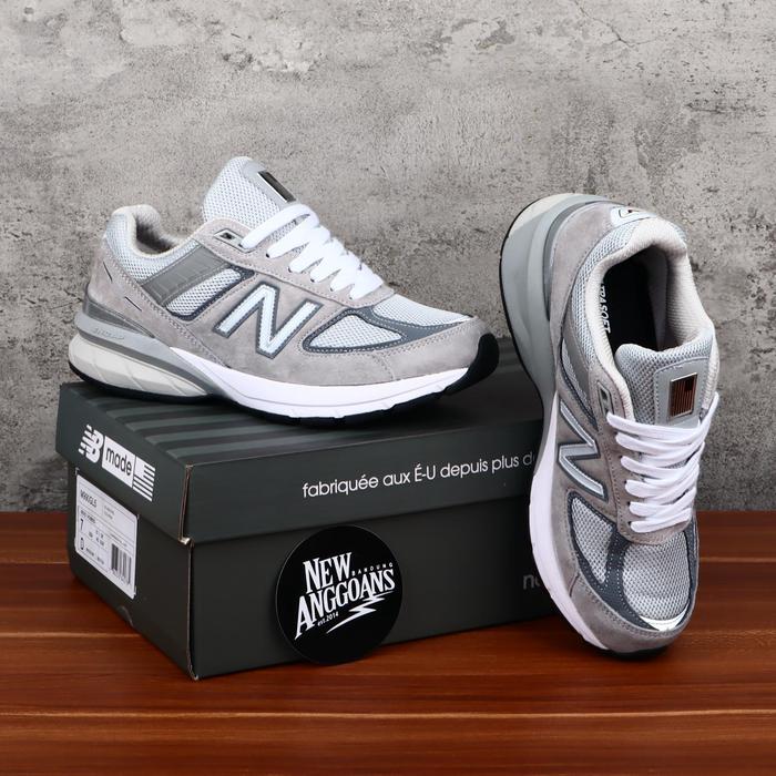 Sepatu_New_balance NB 990 V5 M990GL5 Grey Gramho Castlerock Sneakers Sport Pria Top