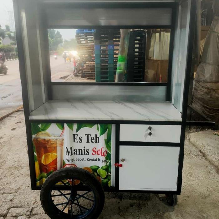 grobak besi teh solo full besi dan bondek