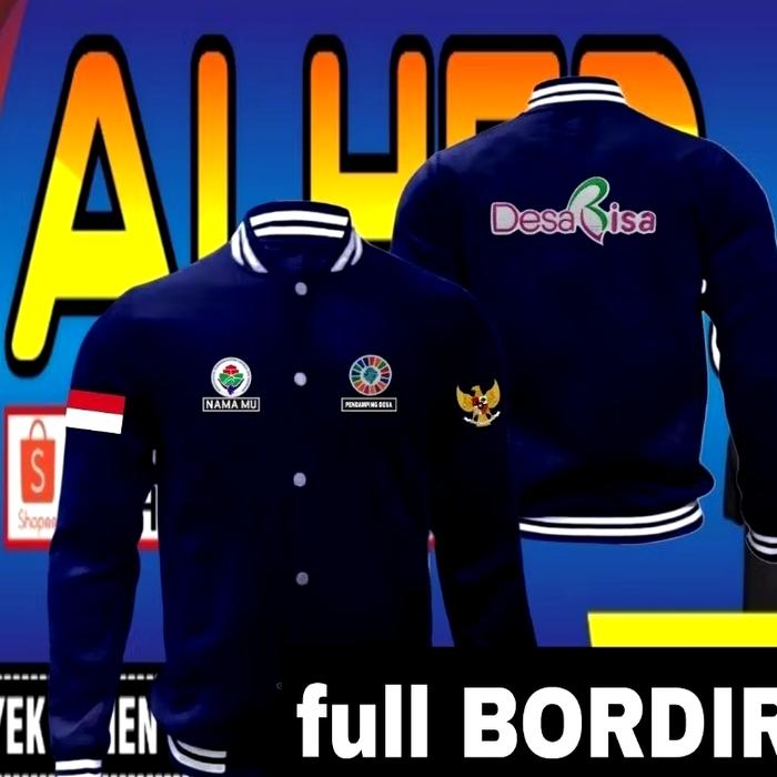 jaket bordir kemendesa jaket kemendesa jaket KEMENTERIAN DESA jaket pendamping desa jaket sdgs desa 