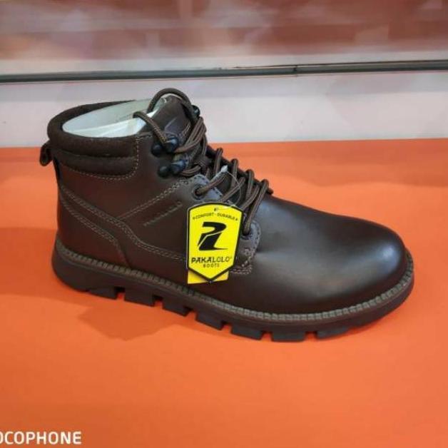 Sepatu Kulit Pakalolo N08191 - Brown