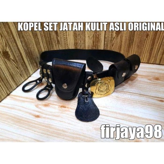 original kopel Jatah kulit asli satpam security/kopel set satpam kulit asli