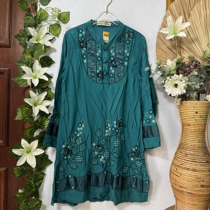 Tunik Hijau Turqoise Julians