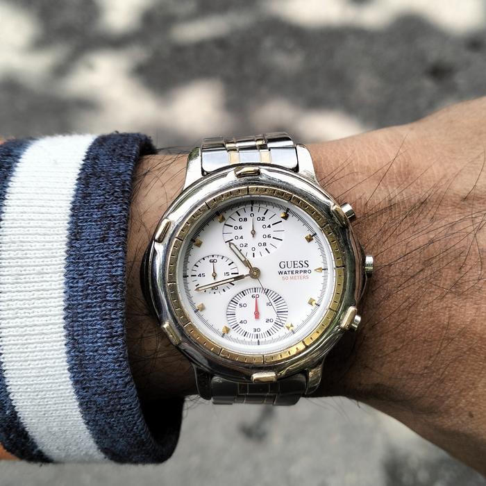 jam tangan ORIGINAL GUESS WATERPRO CLASSIC DIVER CHRONOGRAPH