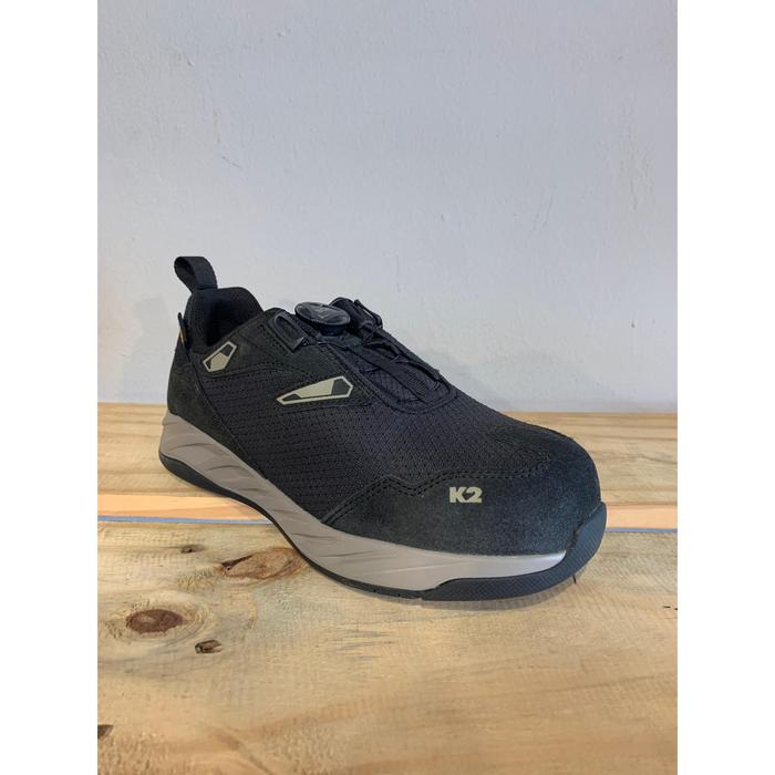 Safety Shoes K2 106 BOA Black - Sepatu Safety K2 106 BOA Hitam