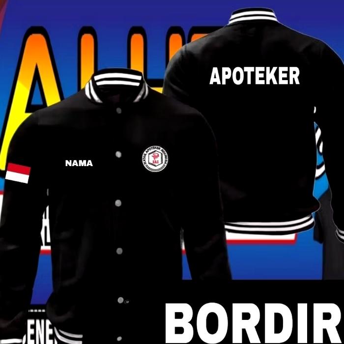 Jaket bordir apoteker Jaket apoteker jaket varsity apoteker jaket baseball apoteker jaket kerja apot
