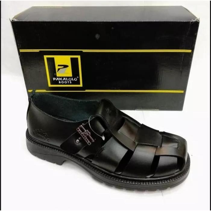 Sepatu Kulit Pakalolo 8705 Hitam Oriiginal semi formal