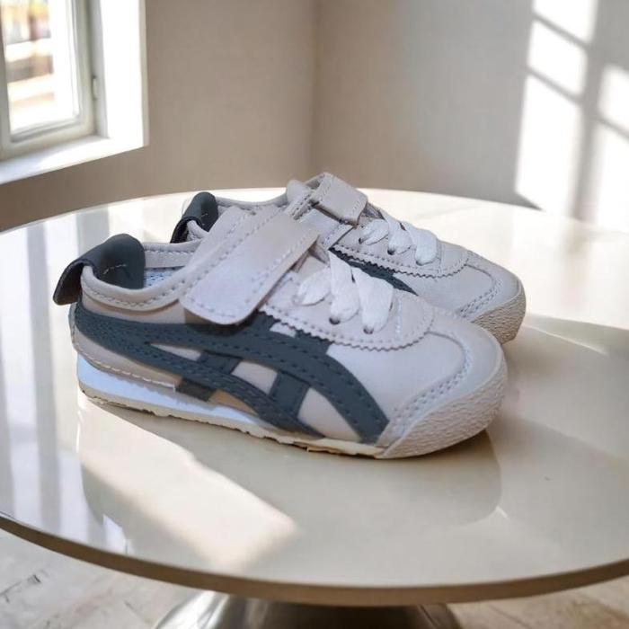 Best Seller Sepatu Anak Asics Onitsuka Tiger Kids Perekat Velcro Original Premium Quality